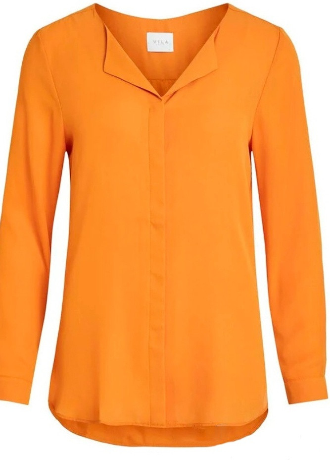 Оранжевая блуза Vila