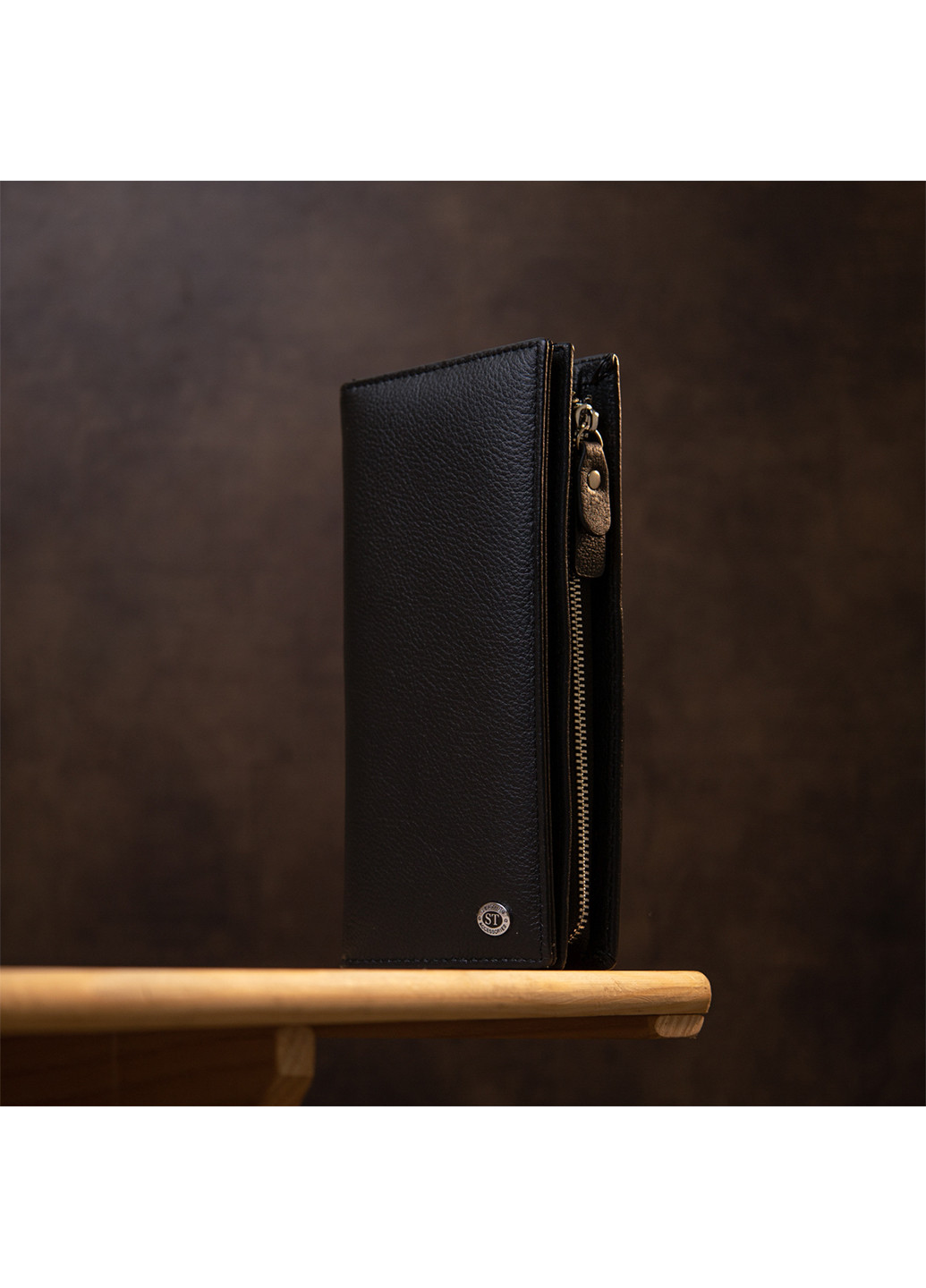 Кожаный клатч 10х19х3 см st leather (242189270)