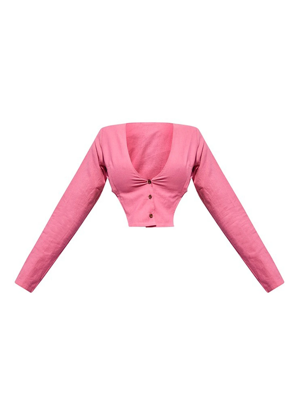 Розовая блуза PrettyLittleThing