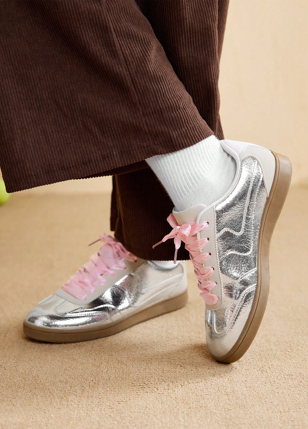 Кросівки SHEIN срібні демісезони (341894073)