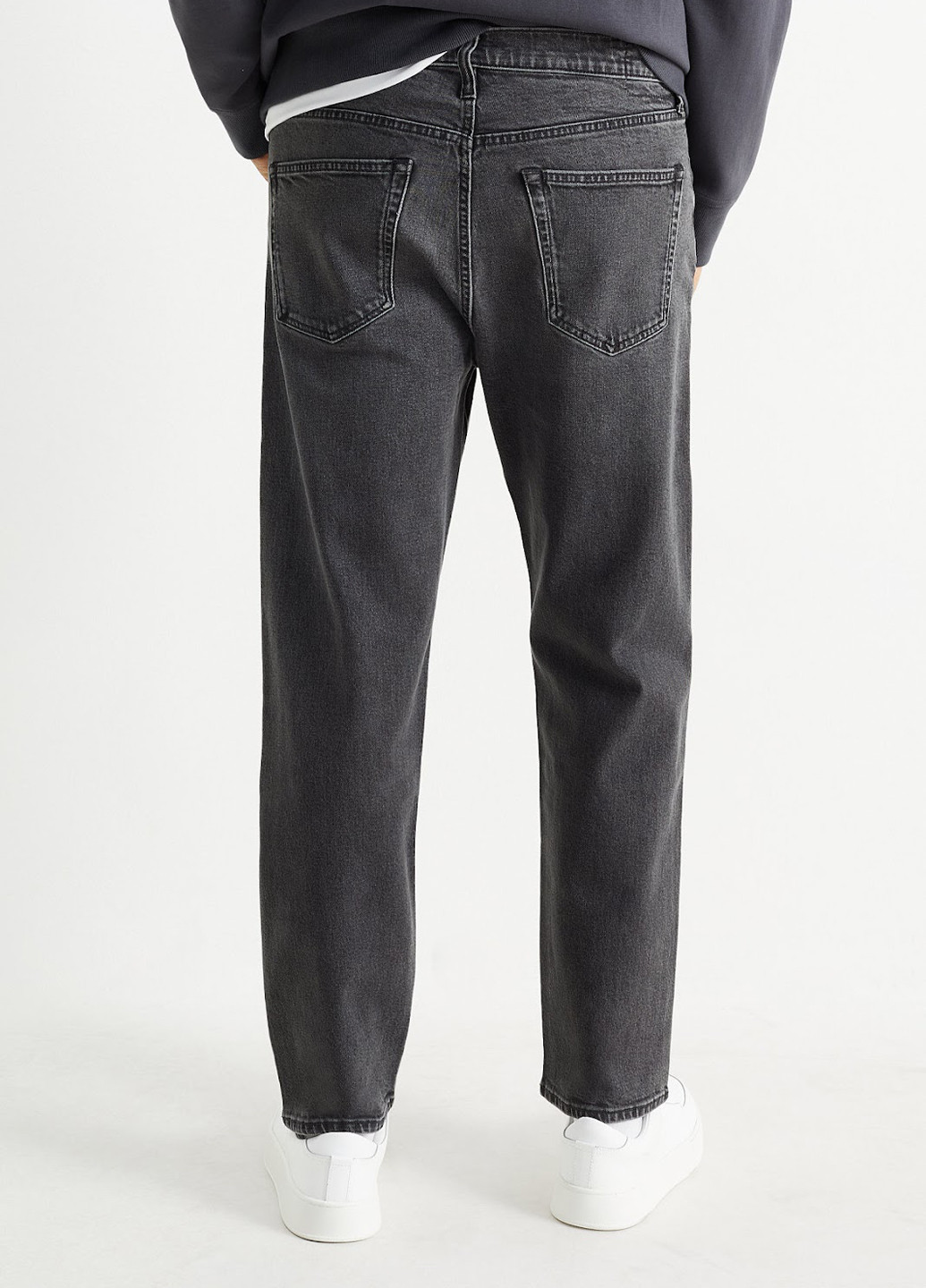 Темно-серые демисезонные прямые джинсы C&A
