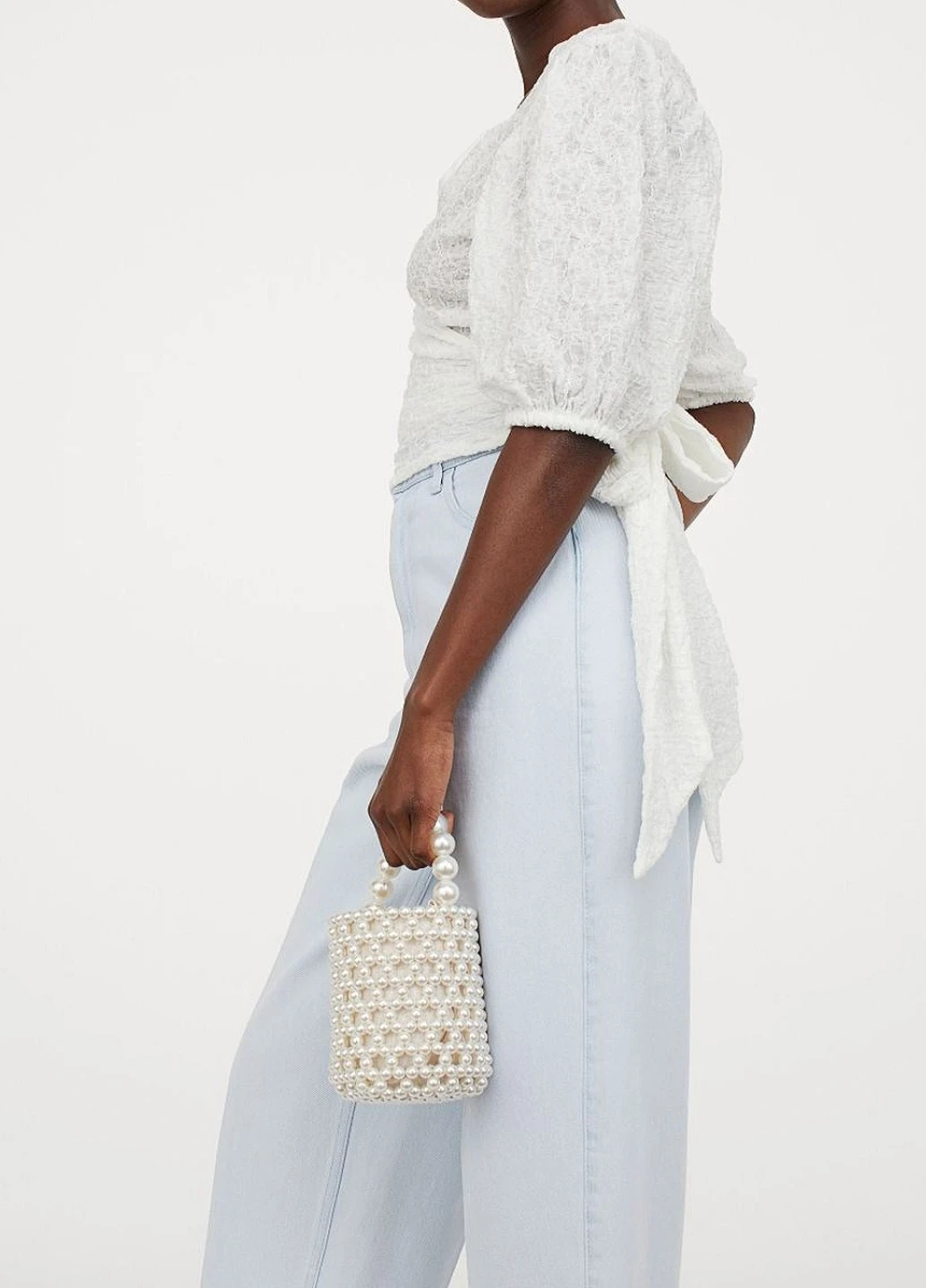 Белая блуза H&M