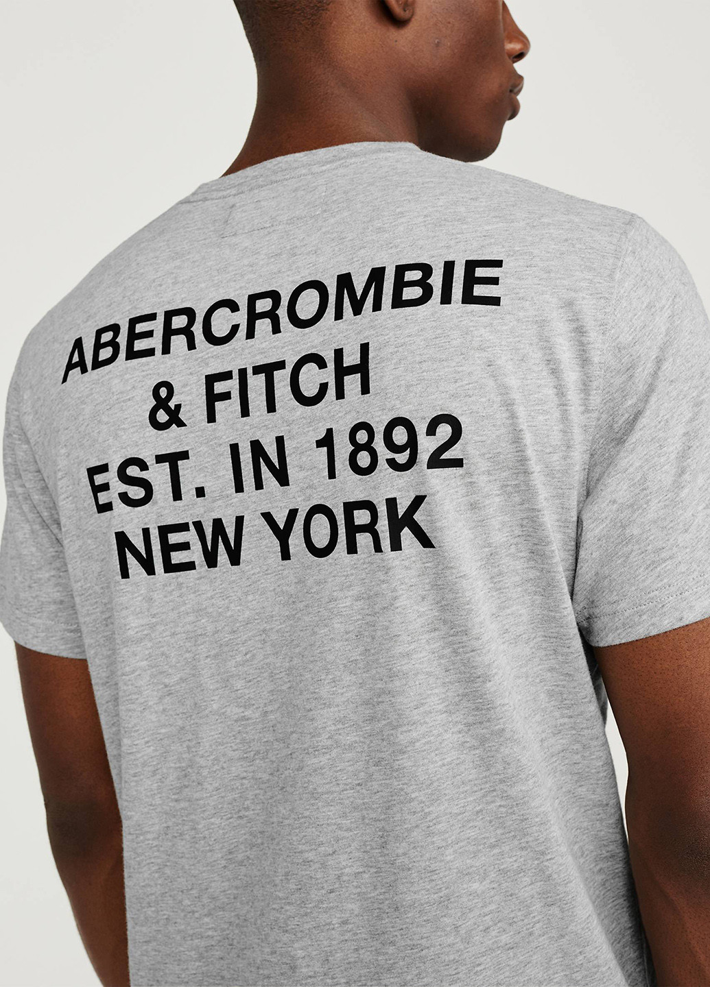 Сіра футболка Abercrombie & Fitch