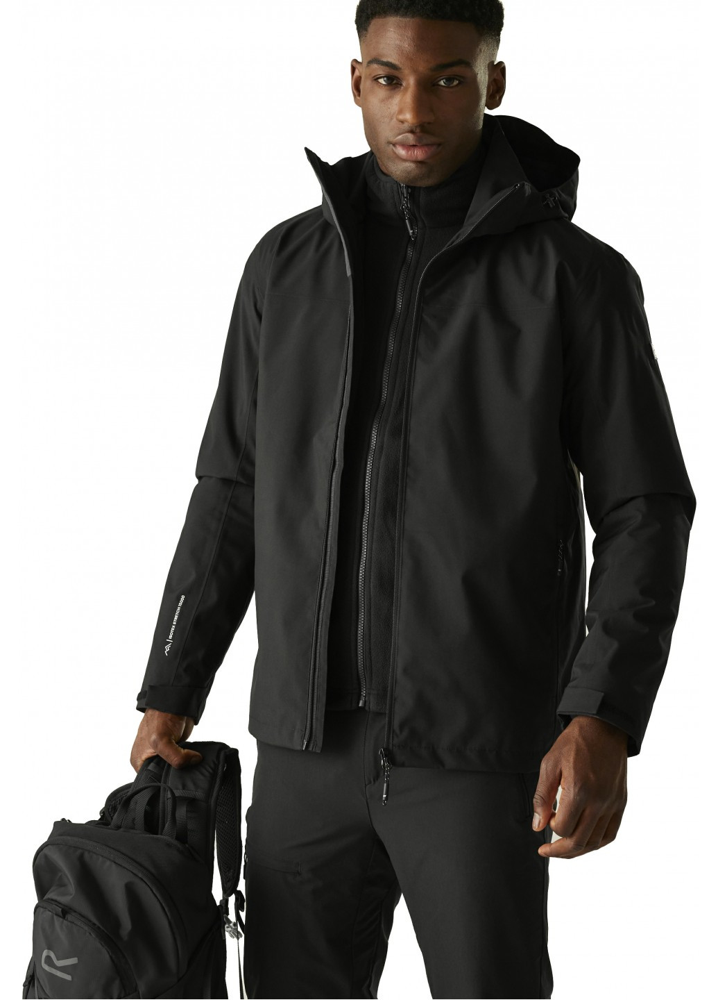 Чорна демісезонна куртка Regatta