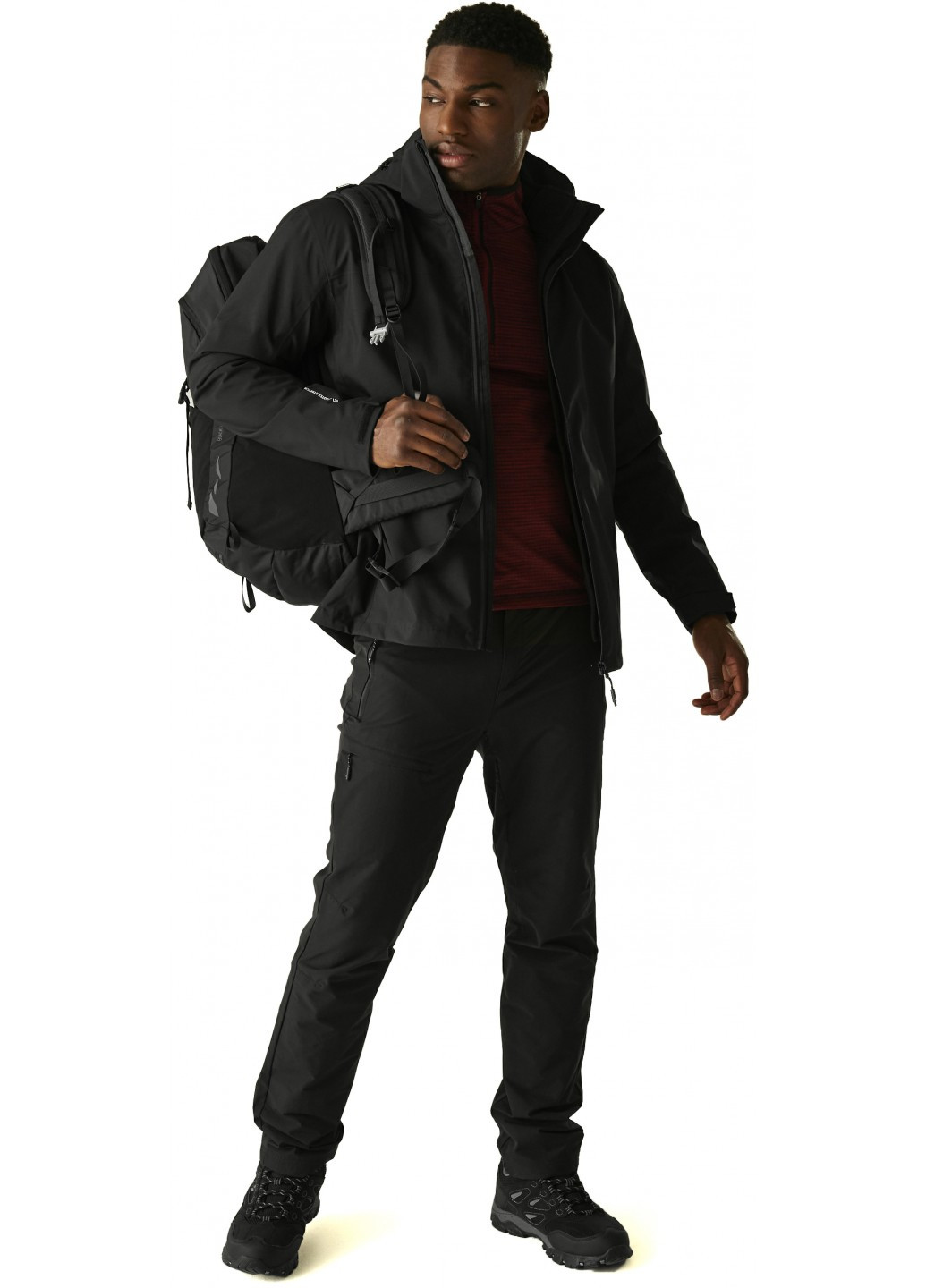 Чорна демісезонна куртка Regatta