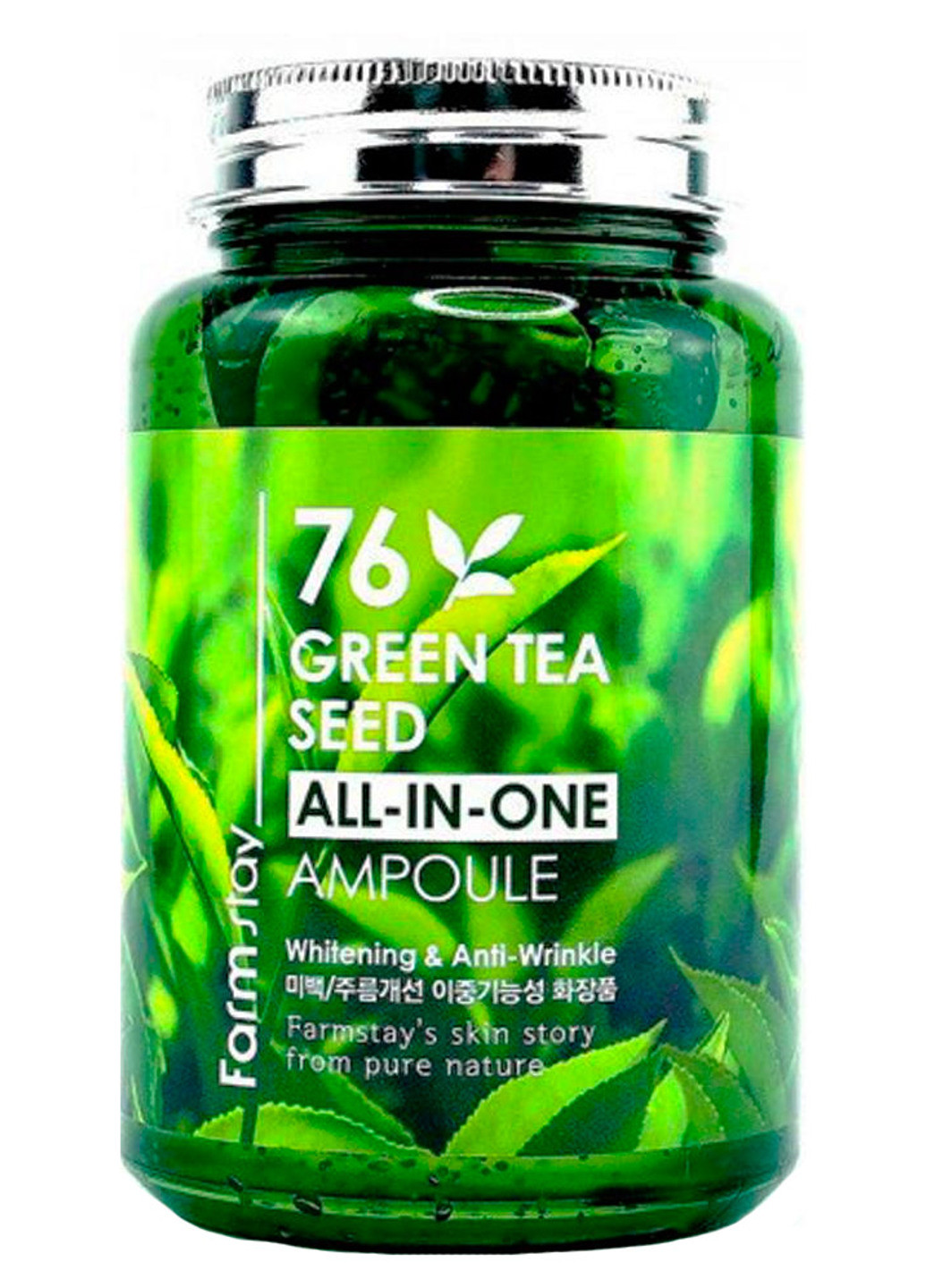 Ампульная сыворотка с зеленым чаем All-In-One 76 Green Tea Seed Ampoule, 250 мл FarmStay (202415886)