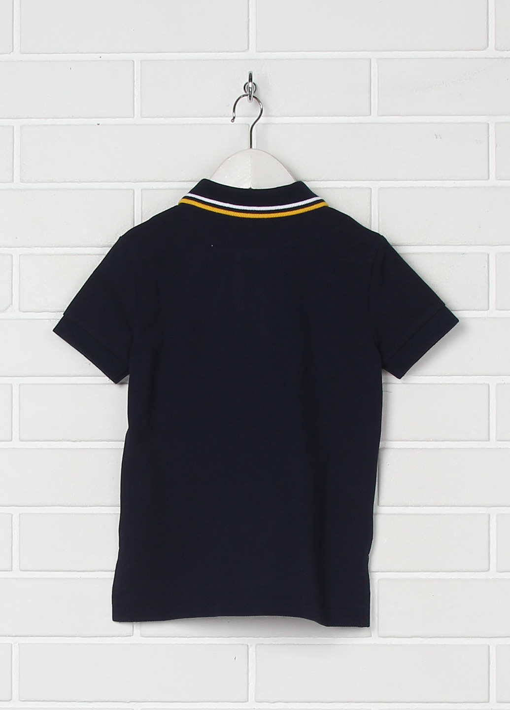 Темно-синяя детская футболка-поло для девочки Ralph Lauren с логотипом