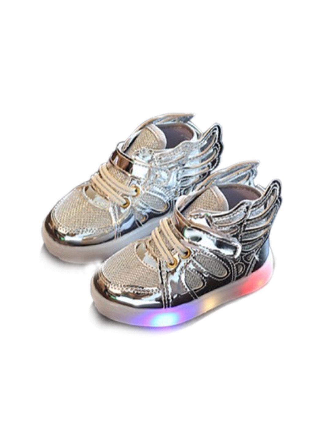 Срібні осінні кросівки led тімберленди No Brand