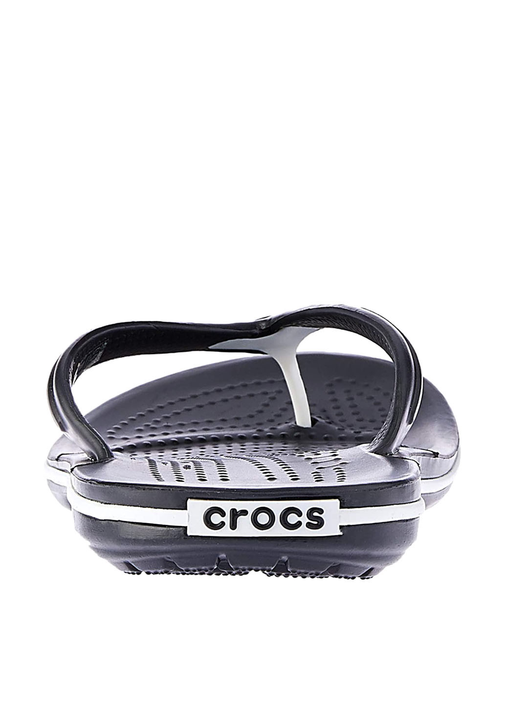 Вьетнамки Crocs однотонные чёрные кэжуалы