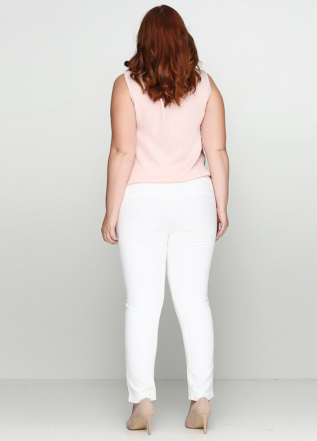 Белые кэжуал демисезонные брюки Karen by Simonsen