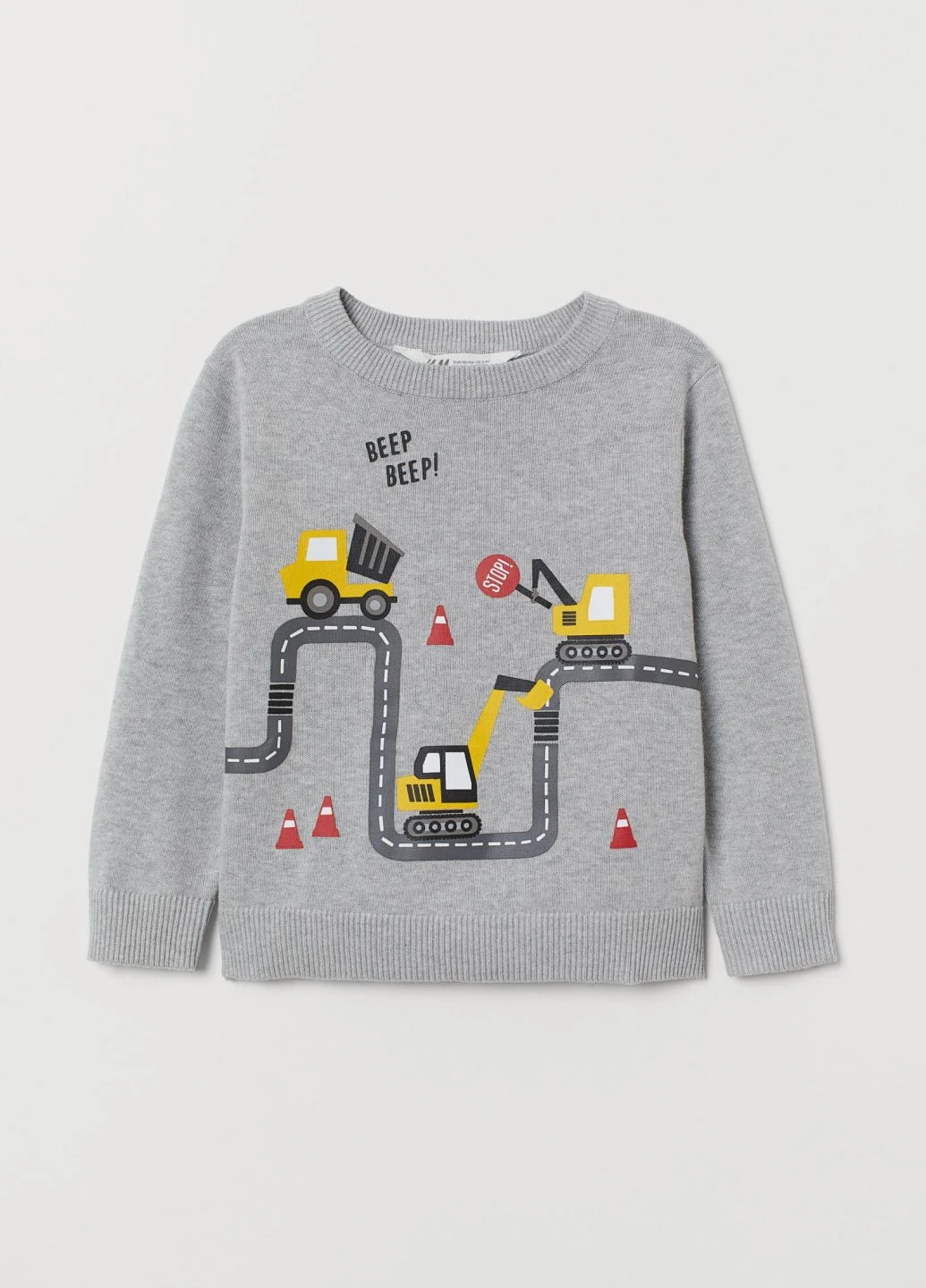 Серый демисезонный джемпер H&M