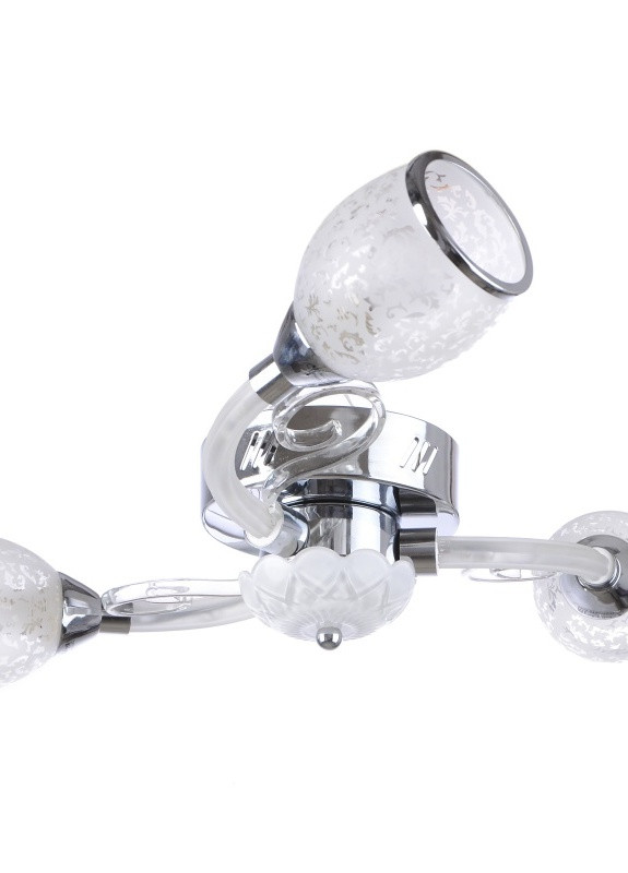 Люстра потолочная классическая с подсветкой в спальню LK-510S/3 E14+LED Brille (253886496)