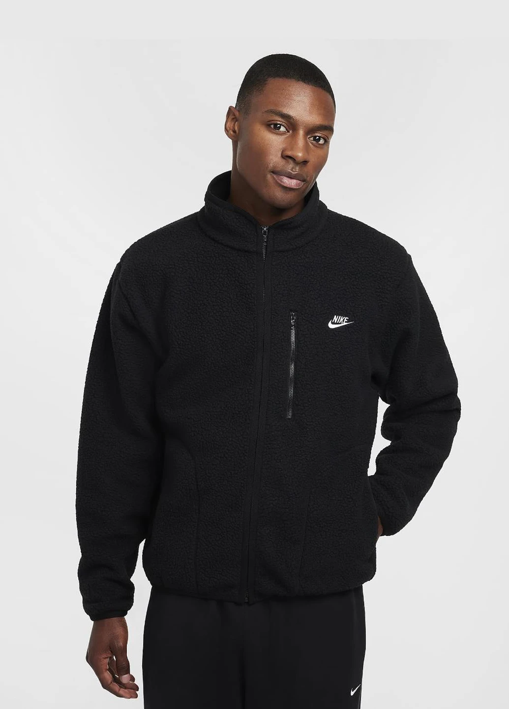 Чорна демісезонна куртка fz0888-010 Nike Sportswear Club