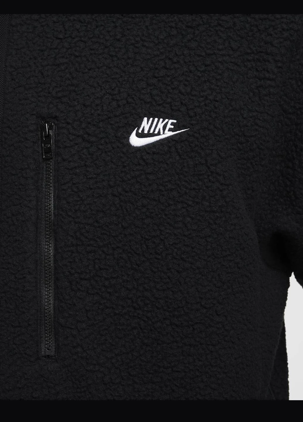 Чорна демісезонна куртка fz0888-010 Nike Sportswear Club