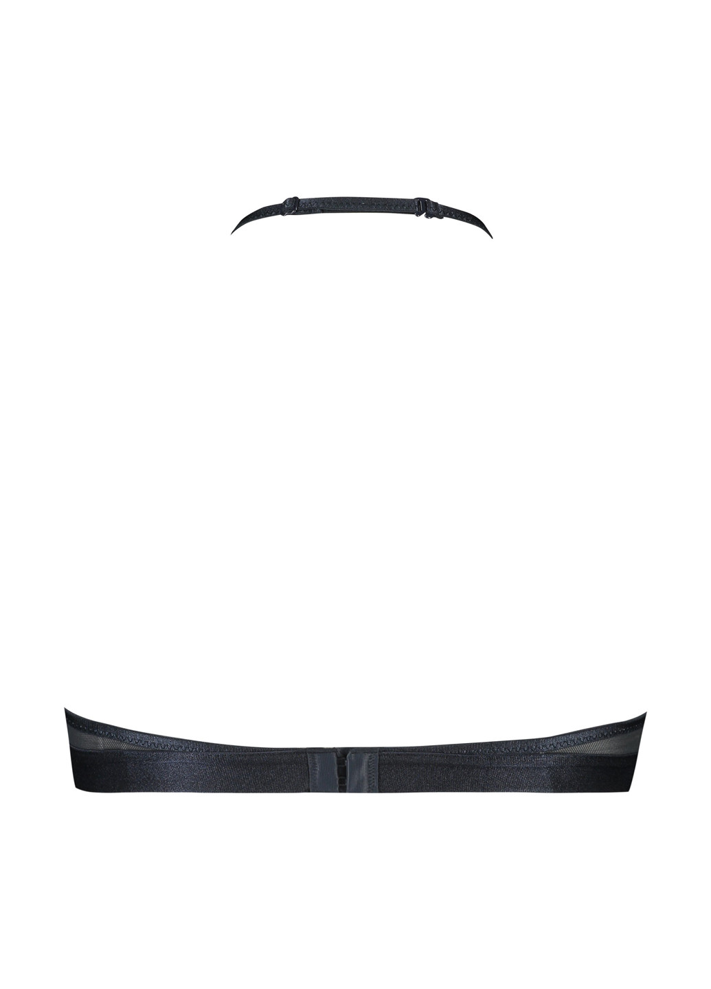 Чёрный топ бюстгальтер Hunkemoller без косточек полиамид