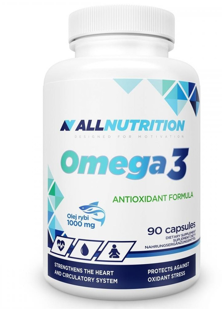 Жирные кислоты Омега 3 Omega 3 90caps Allnutrition (232327121)