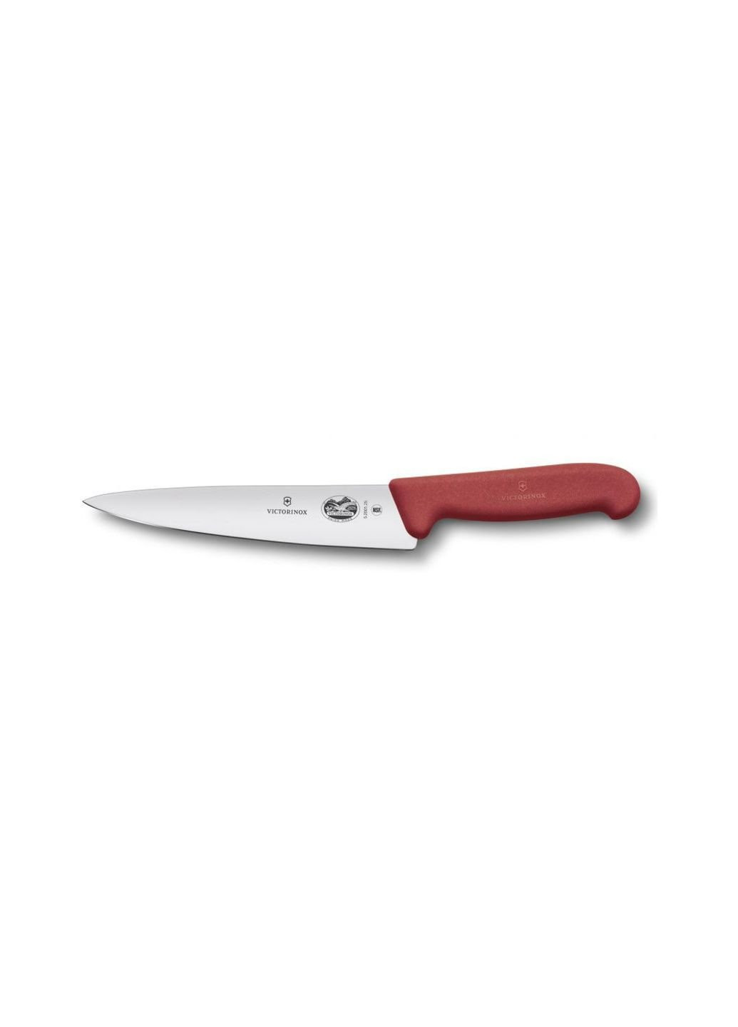 Кухонный нож Fibrox Carving 25 см Red (5.2001.25) Victorinox (254066063)