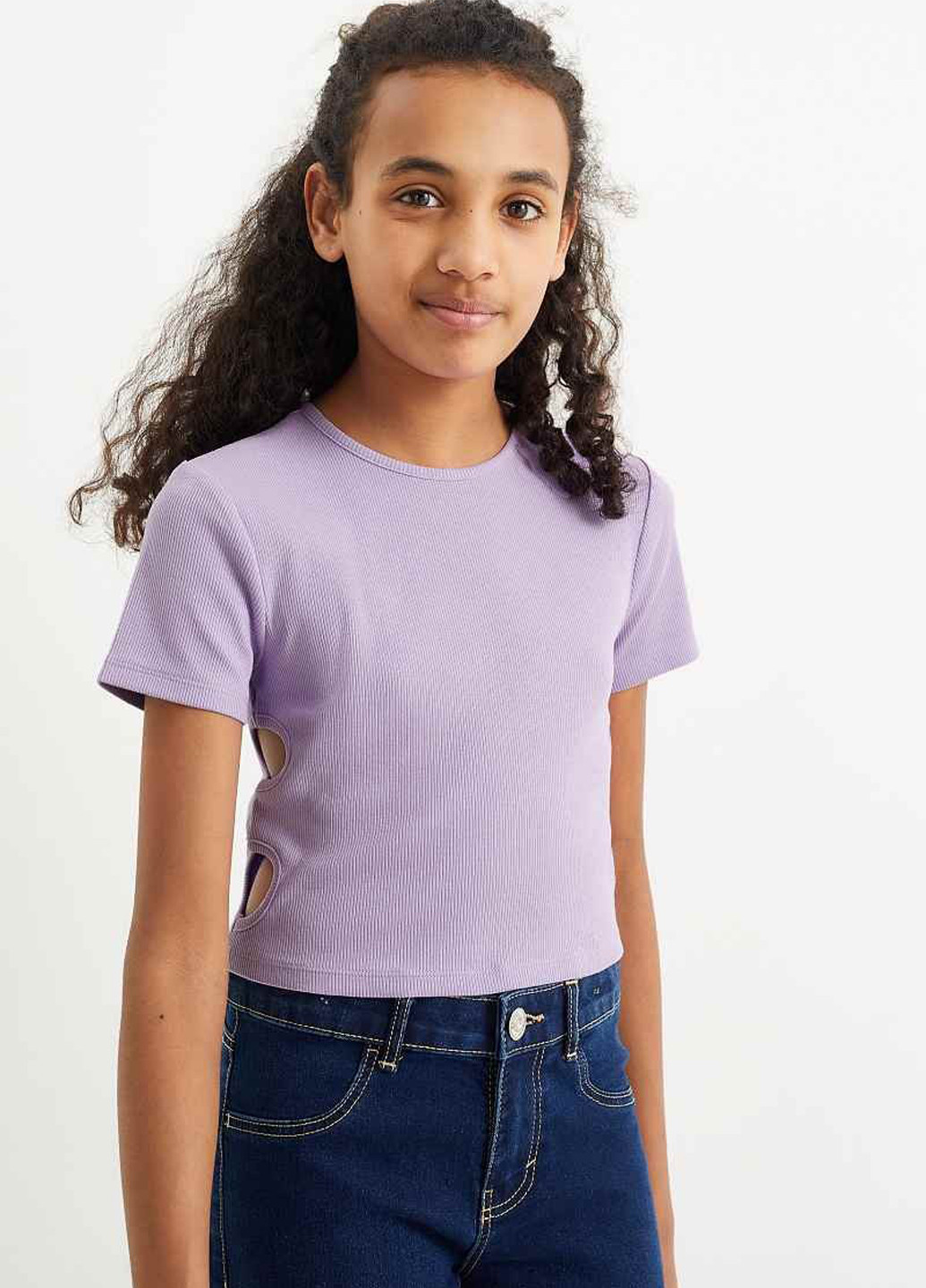 Бузкова літня футболка C&A