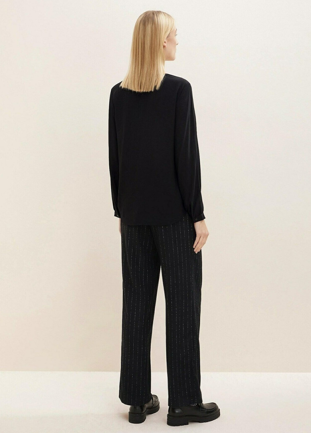 Чёрная блуза Tom Tailor