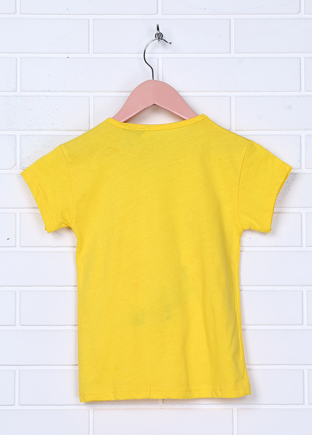 Желтая летняя футболка с длинным рукавом Dofa Kids