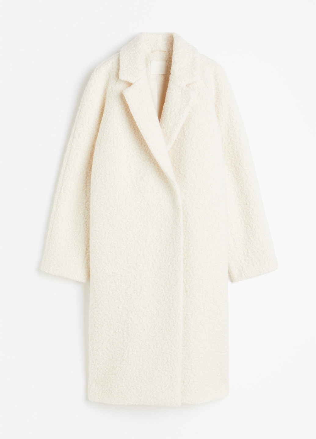 Кремовое демисезонное Пальто двубортное H&M