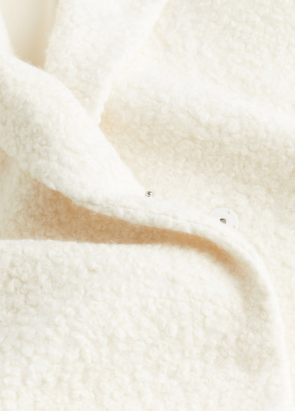 Кремовое демисезонное Пальто двубортное H&M