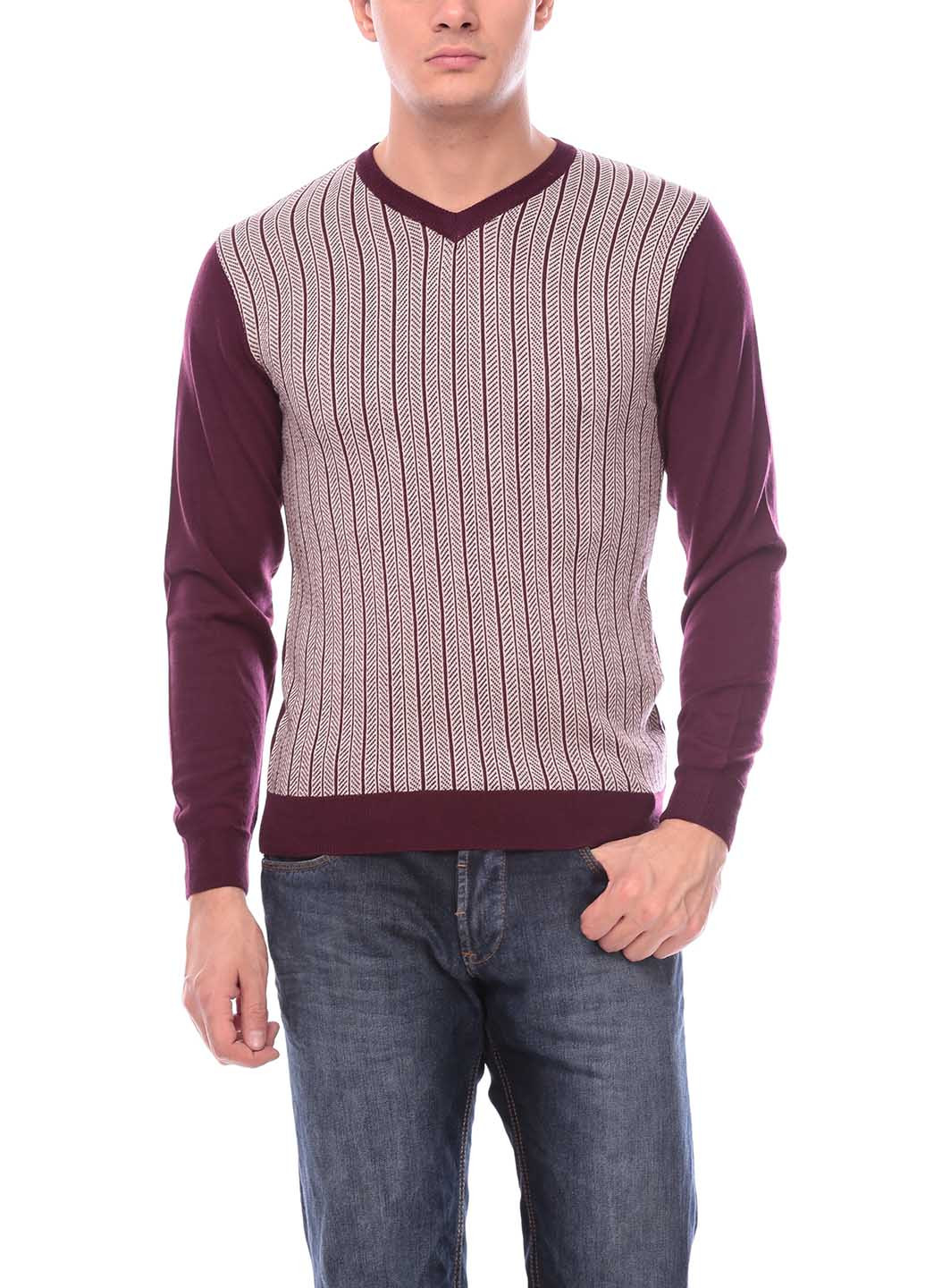 Сливовый демисезонный пуловер пуловер Flash