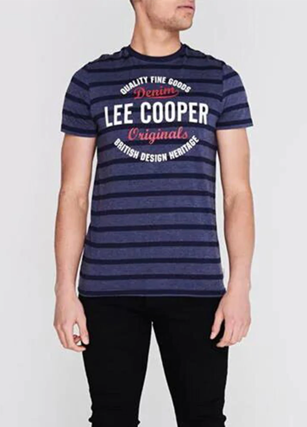 Темно-серая футболка Lee Cooper