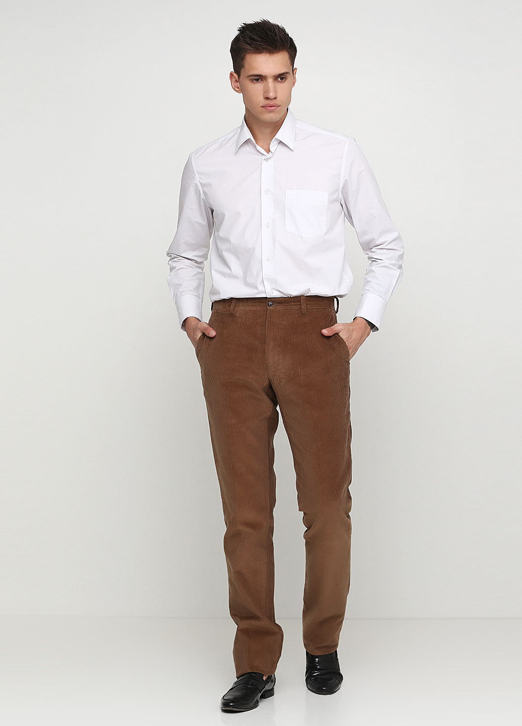 Темно-бежевые кэжуал демисезонные классические брюки Ralph Lauren