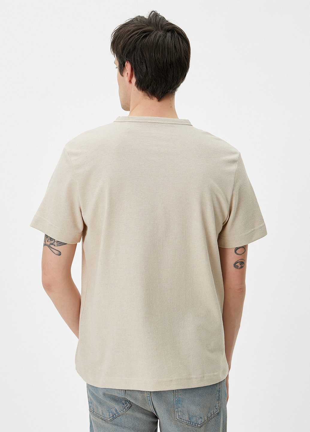 Бежева футболка KOTON