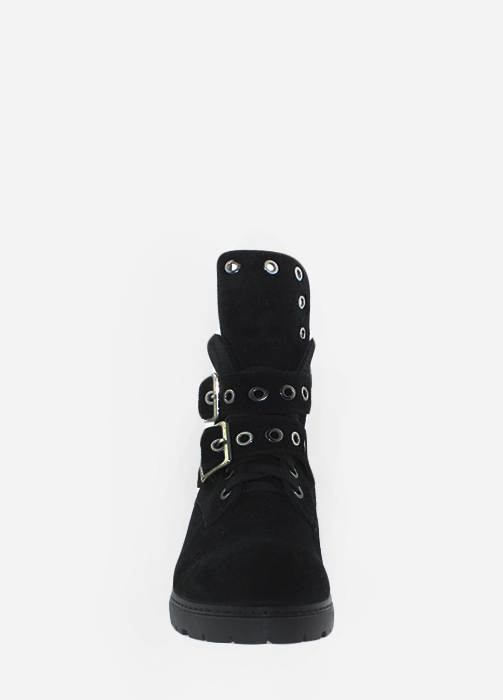 Зимние ботинки rd6446-11 черный Darini из натуральной замши