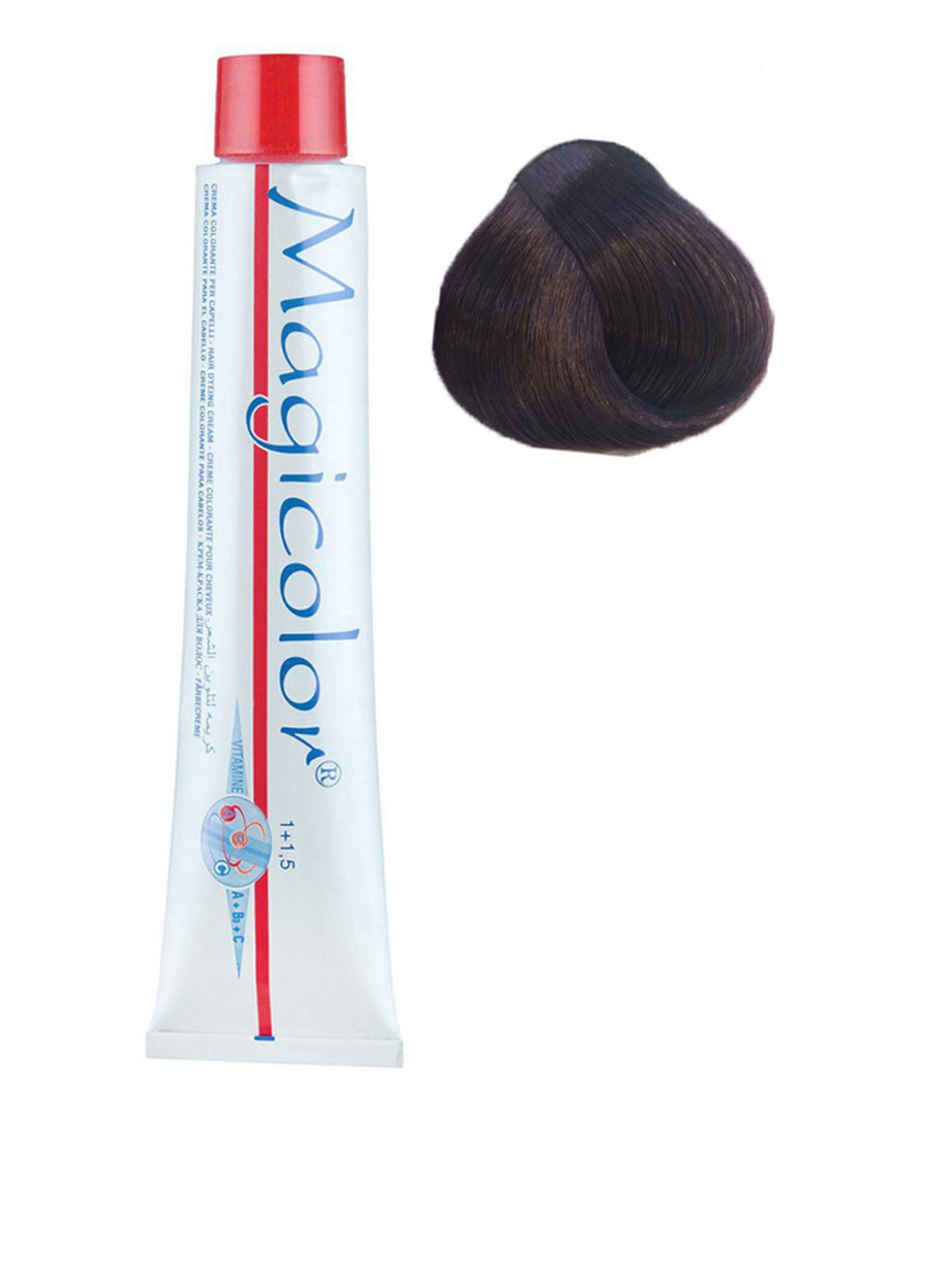 Крем-фарба для волосся Magicolor Permanent Hair Dyeing Cream №5.77, 100 мл Kleral System (202410123)