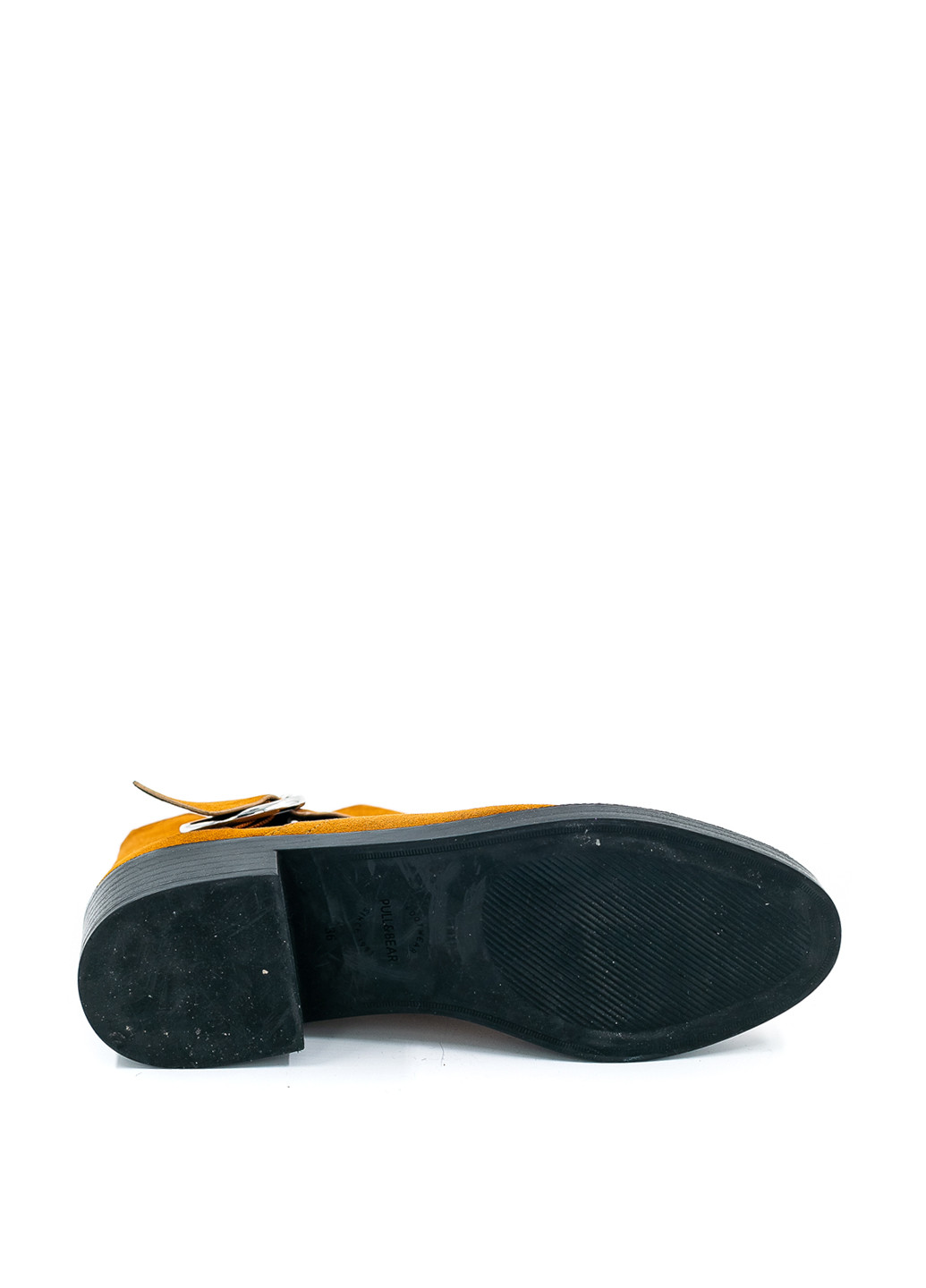 Осенние ботинки Pull & Bear с пряжкой тканевые, из искусственной замши