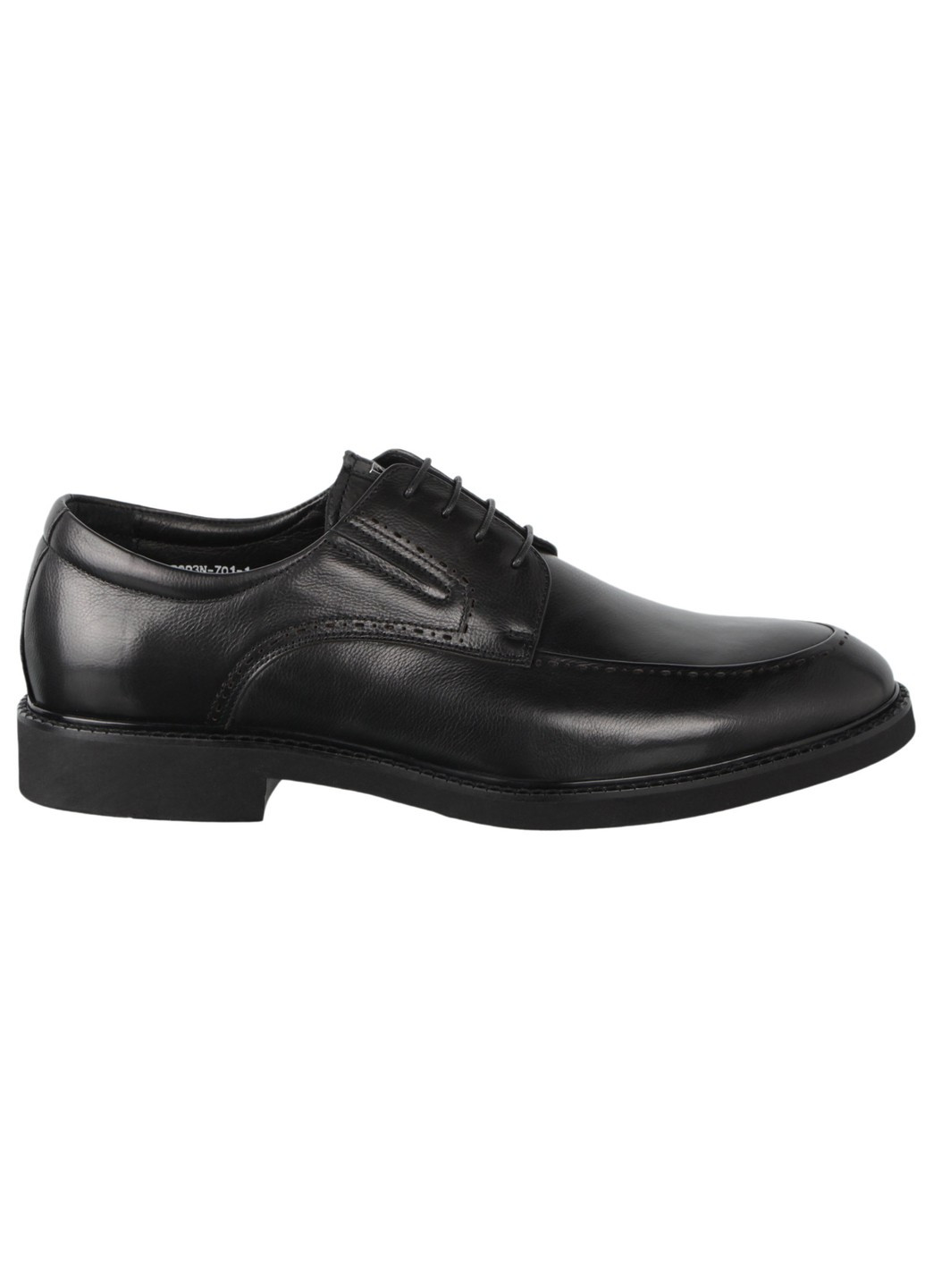 Черные мужские туфли классические 198373 Cosottinni без шнурков