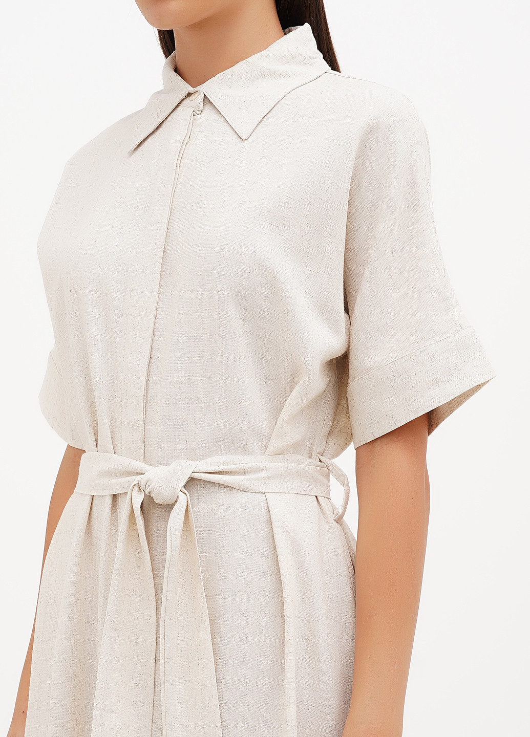 Бежева кежуал сукня сукня-сорочка My Star меланжева