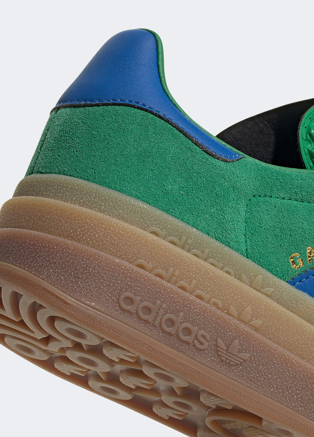 Зеленые кеды adidas GAZELLE BOLD