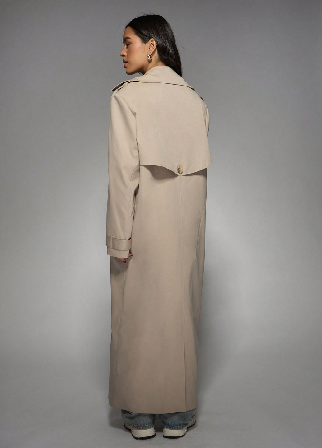 Плащ SHEIN тренчкот на гудзиках демісезон (365782067)