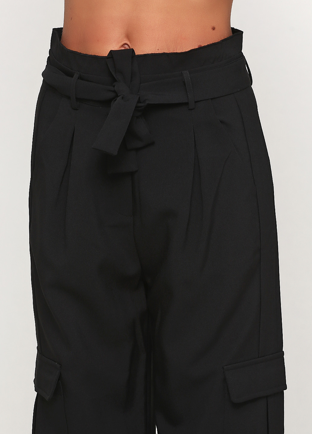 Черные кэжуал демисезонные карго брюки NU DENMARK