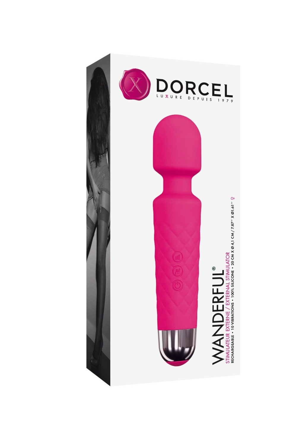 Мінівібромассажер Wand Wanderful Magenta Dorcel (252612436)