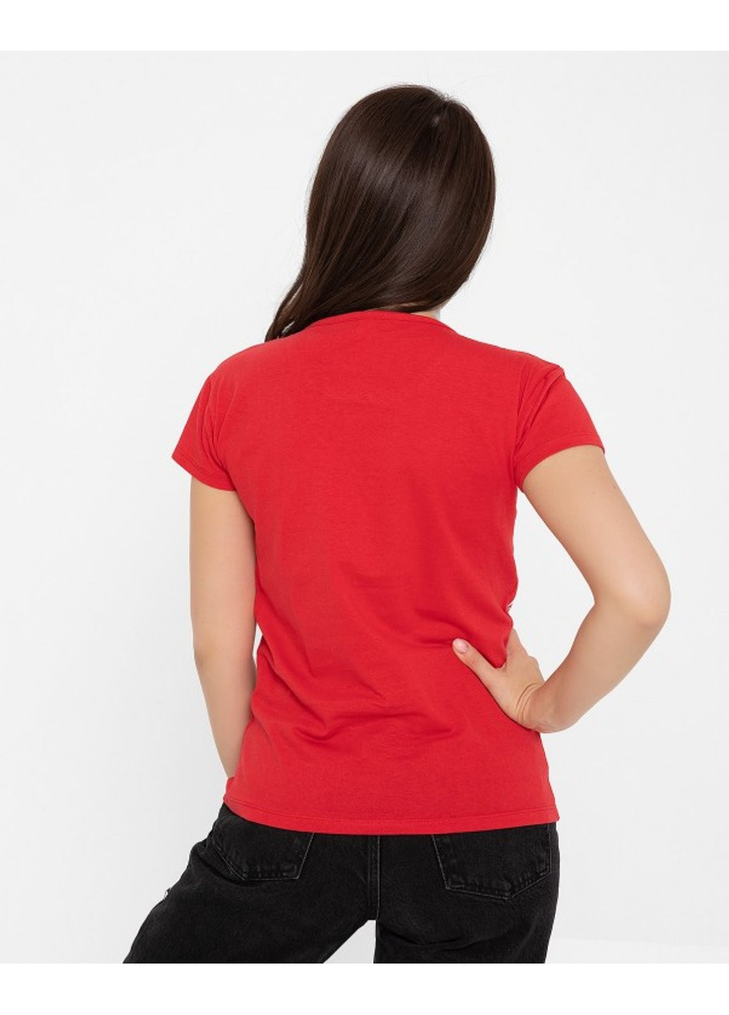 Красная демисезон футболка wn20-135 s черный ISSA PLUS
