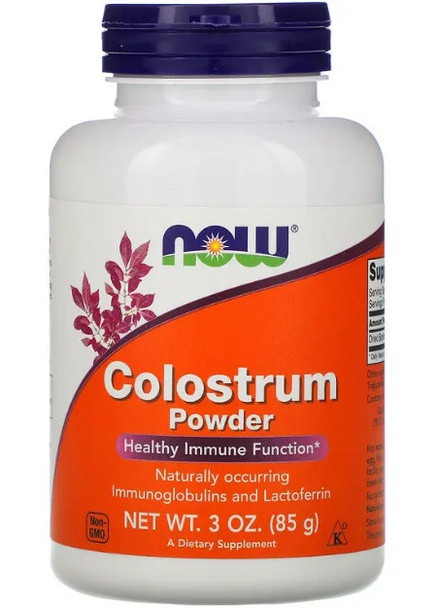 Colostrum Powder 85 g /68 servings/ Pure Now Foods (256379980)
