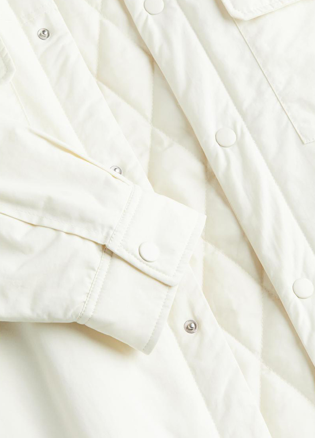 Белая демисезонная куртка H&M
