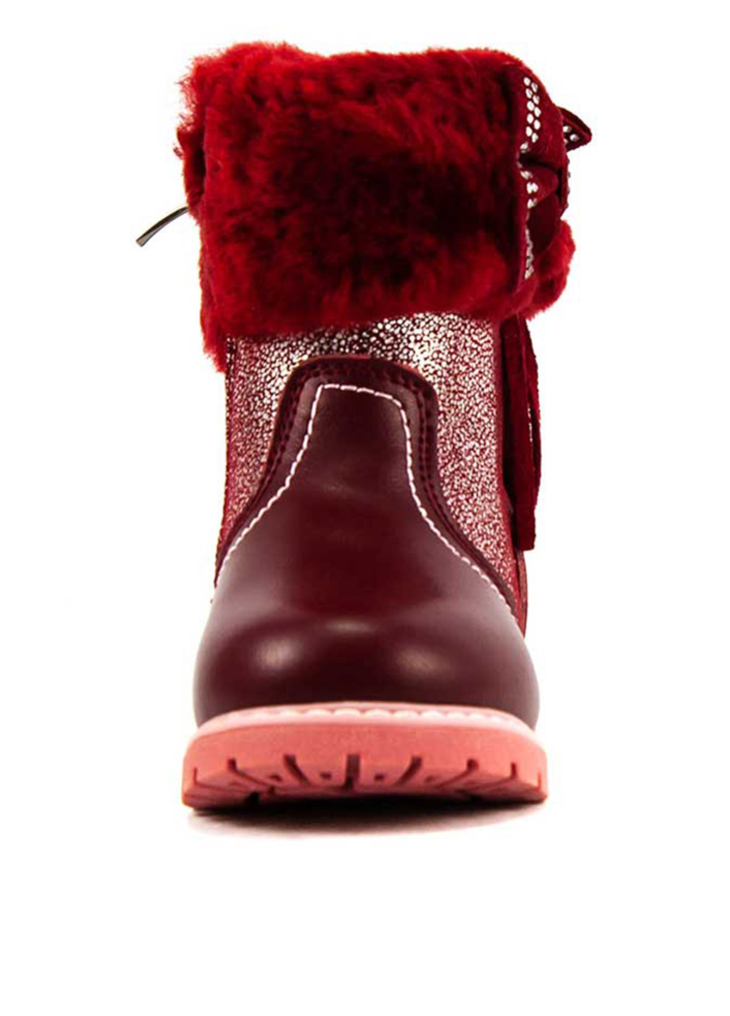Красные кэжуал зимние ботинки Калория