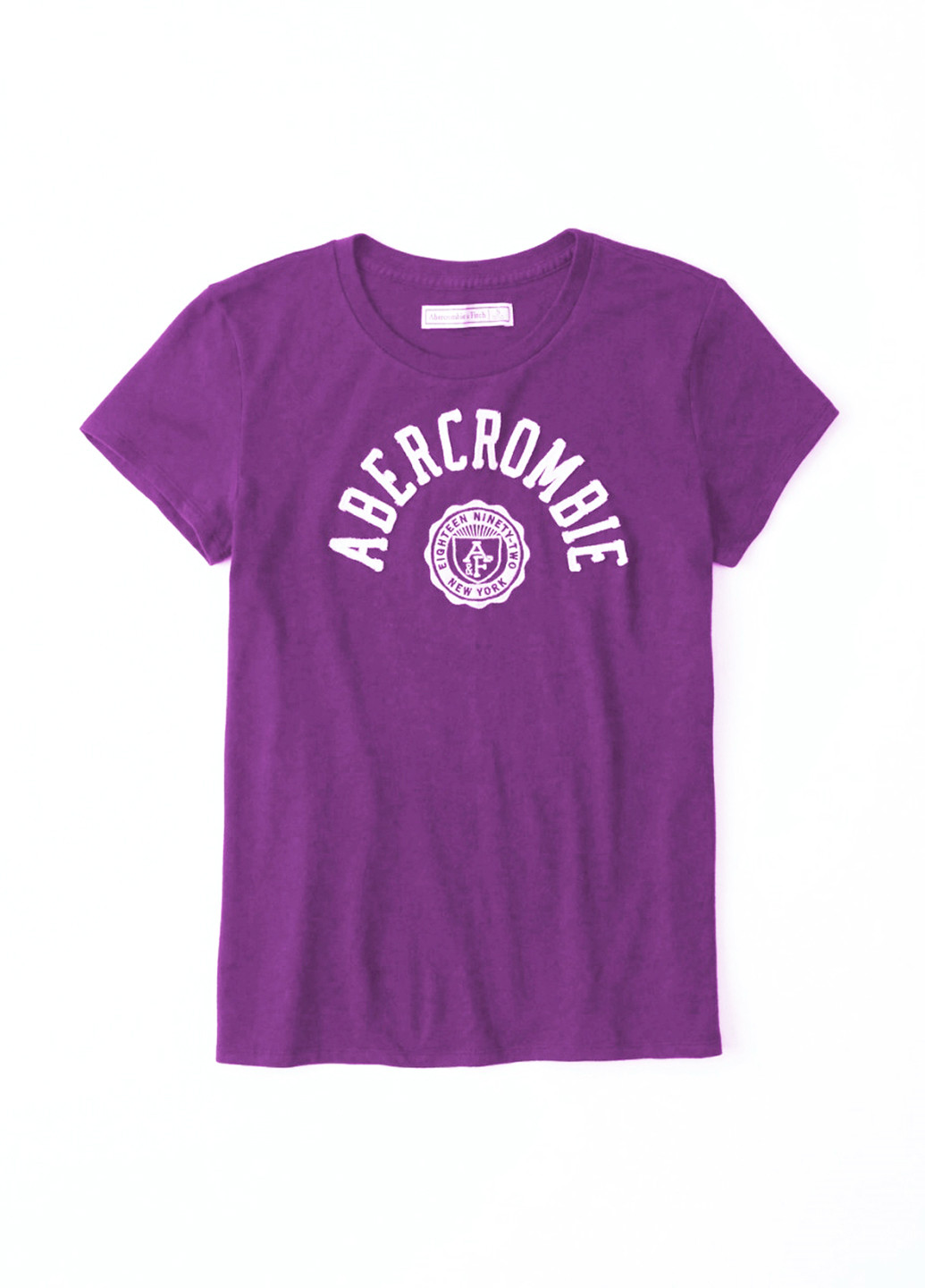 Фиолетовая летняя футболка Abercrombie & Fitch