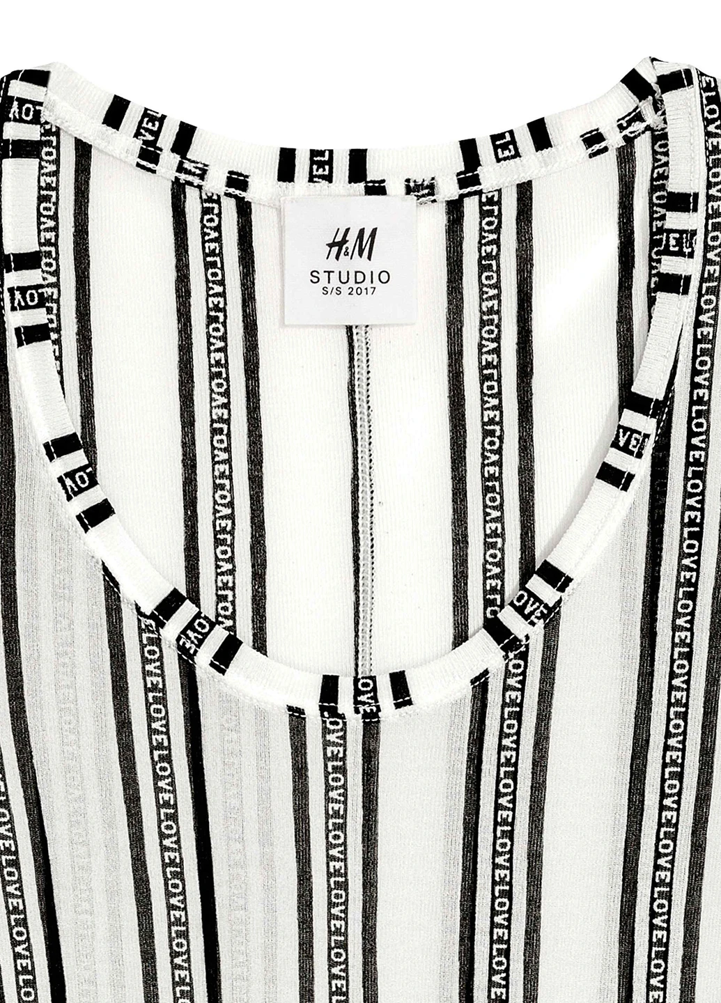 Белая блуза H&M Studio