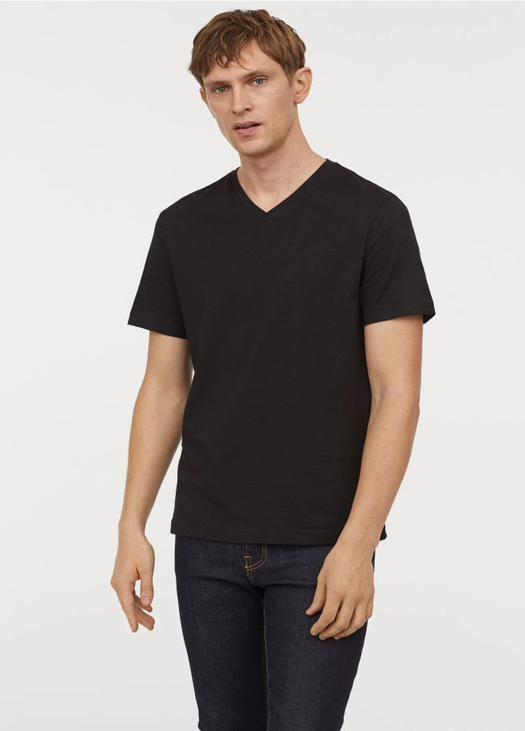 Черная футболка H&M