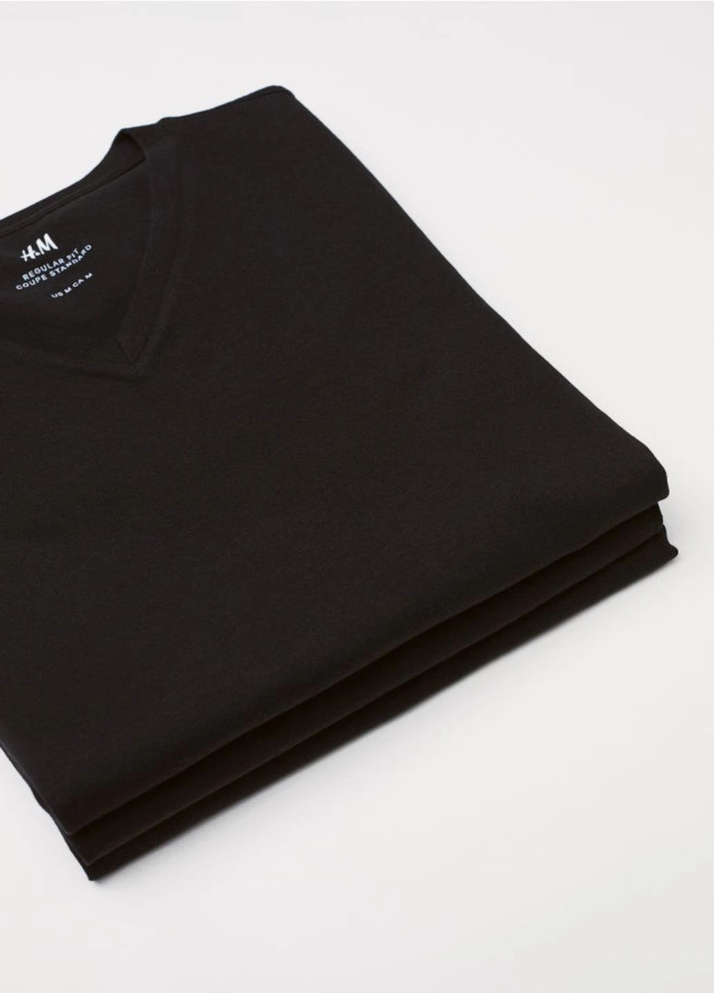 Черная футболка H&M