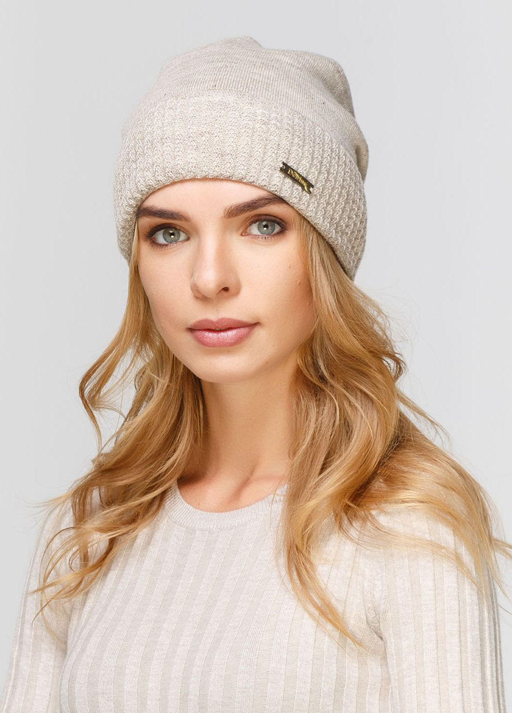 Теплый зимний комплект (шапка, шарф-снуд) на флисовой подкладке 660403 DeMari 77 ненси (239417936)