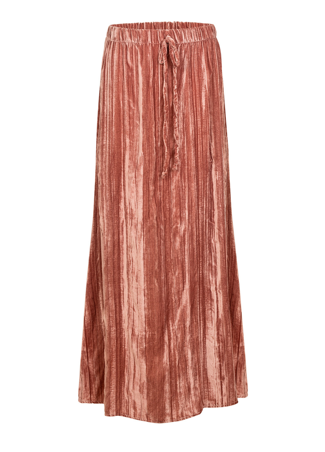 Плиссированная пудровая макси юбка Rinascimento (254783737)