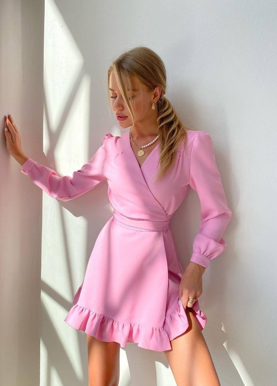 Рожева плаття жіноче літне popluzhnaya